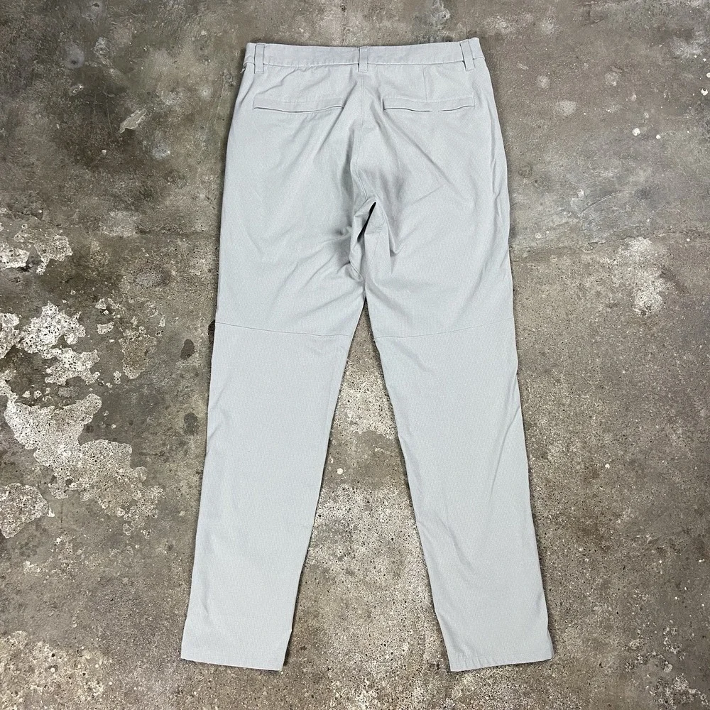 Lululemon Commission Pants Men's Size 32 Gray Ventlight Outdoor Athletic Wear
